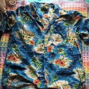 Hawaiian button down shirt